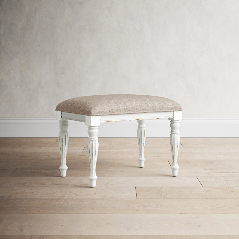 Birch Lane™ Dawson 18'' Tall Vanity Stool & Reviews Wayfair